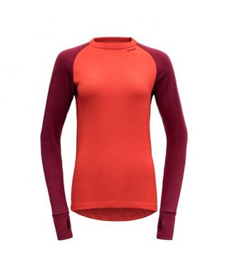 CAMISETA DEVOLD EXPEDITION WOMAN (Beetroot)