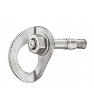 PLAQUETA PETZL COEUR BOLT STEEL 12 MM